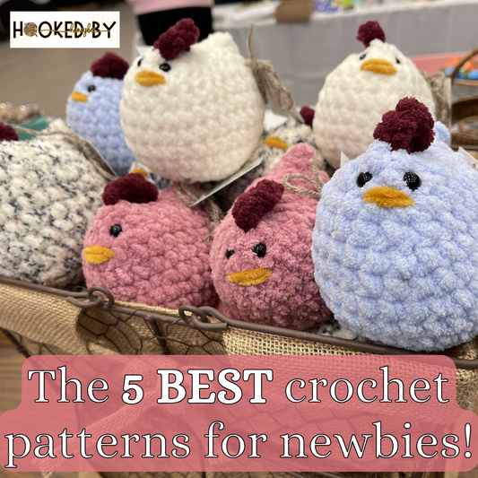 The 5 BEST crochet patterns for newbies!